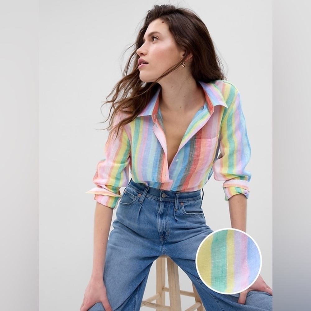 GAP Linen Button Down - NWT
